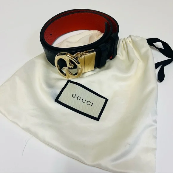 Gucci Black and Gold Women's Belt - Picture 11 of 14